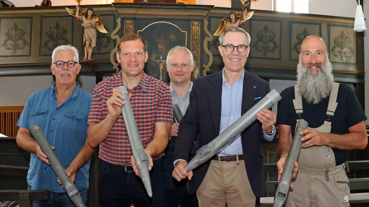 Paul und Karin Gauselmann-Stiftung spendet 10.000 Euro für historische Orgel