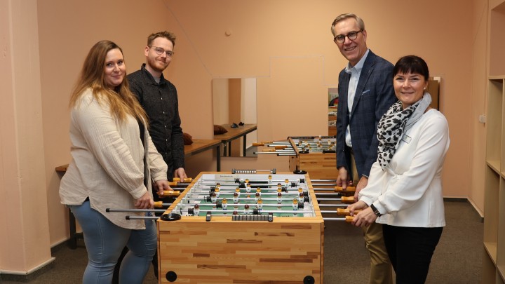 Tischfußball für die Lübbecker Grundschule „Im kleinen Feld“