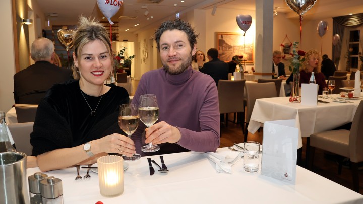 Romantische Klänge und erlesenes Essen