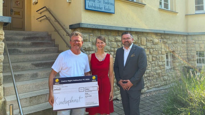 500 Euro für den Verein zur Förderung krebskranker Kinder Halle (Saale)