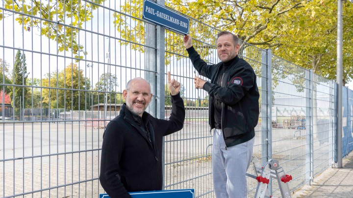Als Zeichen der Erinnerung: Paul-Gauselmann-Ring an der Merkur Spiel-Arena